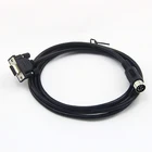 LBT New male to female DB9 9pin to 8pin Mini Din Plug Serial RS232 cable
