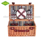 Wholesale Luxury Basket Picnic Hamper Eco-Friendly Feature Picnic Set