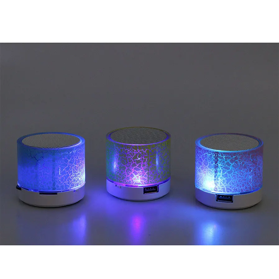 A9 Bluetooth Speaker Mini Wireless Loudspeaker Crack LED TF USB Subwoofer bluetooth Speakers mp3 stereo audio music player - ANKUX.COM