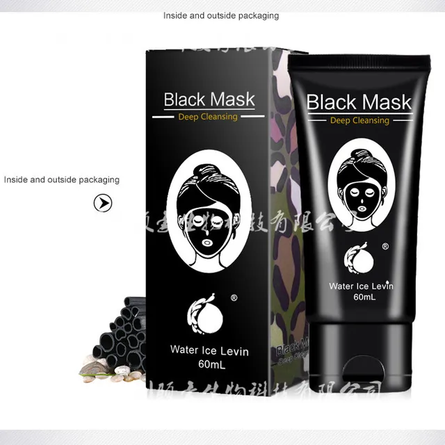 black mask blackhead remover - purifying quality charcoal peel