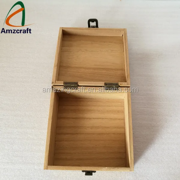 wholesale stained wood jewelry gift box packaging box