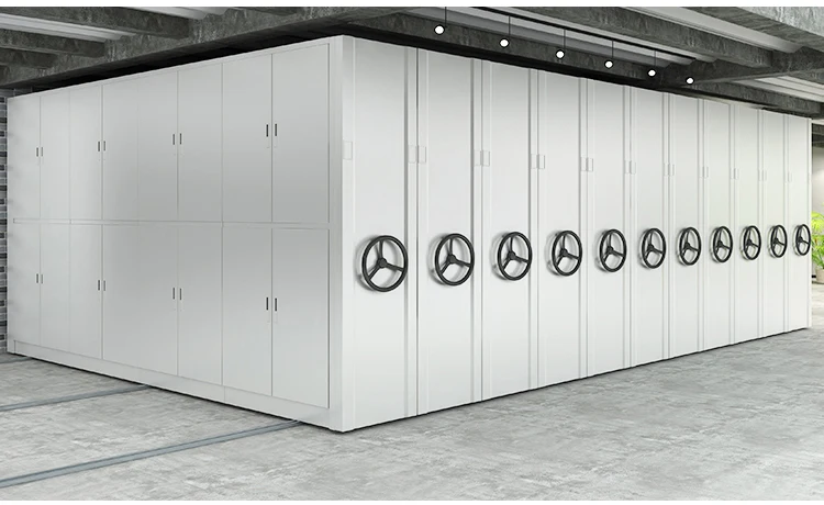 Storage mobile shelves movable storage steel compact shelving movable rack