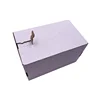 china supplier customized self adhesive recycled white shipping box e flute corrugated transport box carton