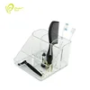 Transparent Cosmetic Makeup Display Organizer Stacking Tray With 6 Compartments