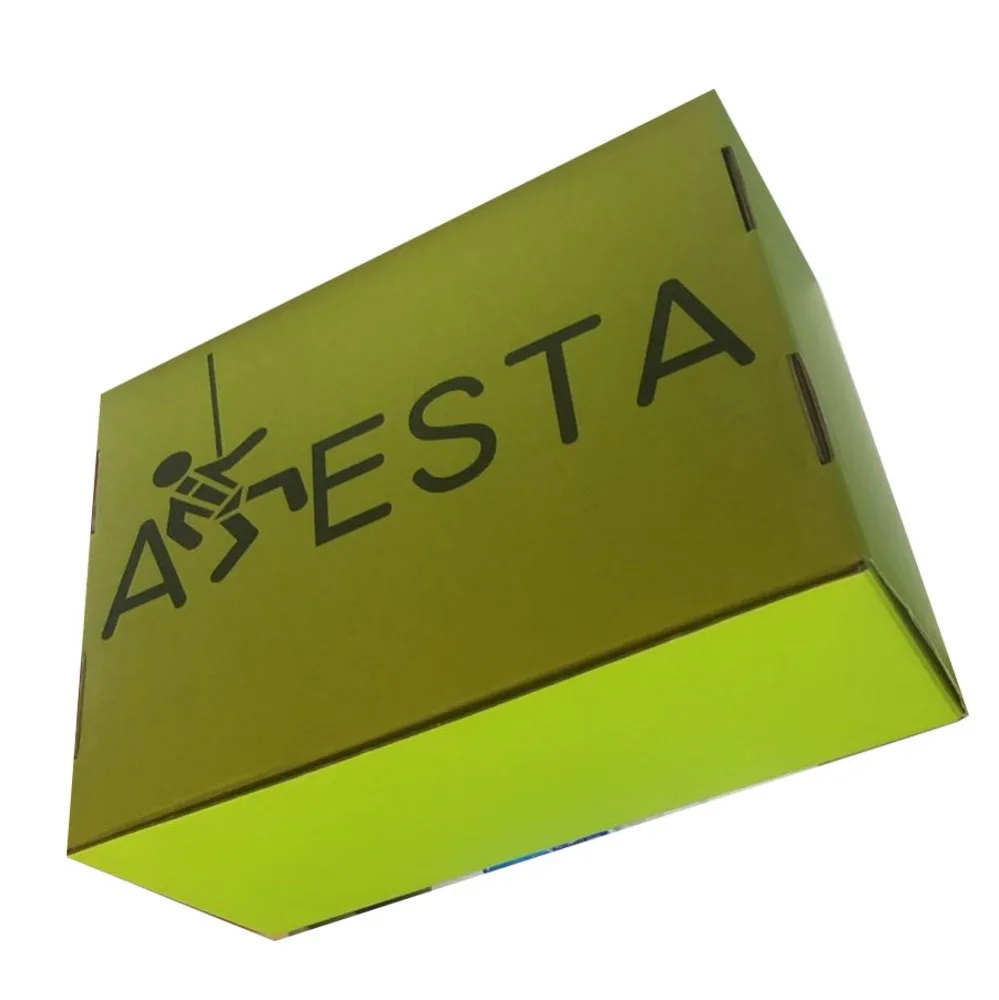 recycled custom       cardboard folding paper box, box  flat