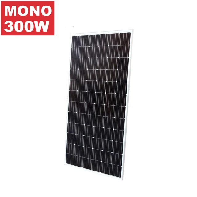 High efficient Solar panels 300w mono with 6*12 cells, good quality monocrystalline solar panel