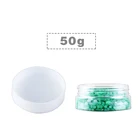 50ml factory price round shape PET plastic jar for body care