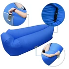 New design inflatable sofa air lounger inflatable lazy bag with pillow headrest