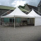 20x20m big cheap outdoor transparent PVC cover 400 people canopy wedding party pagoda tent with glass wall