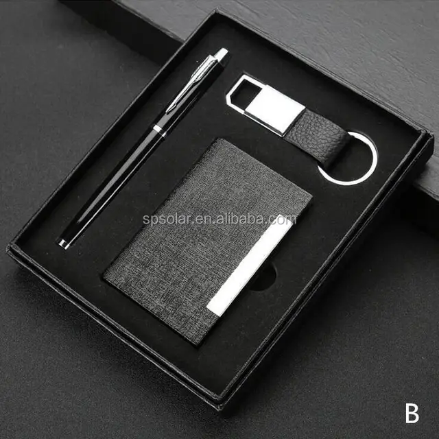 2018 christmas day ladies gift keychain watch set with pen