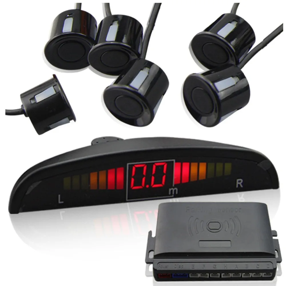 Car 6 detector sensors 22mm 2 front parking sensors + 4 Reverse parking Sensors,parking sensors fitting