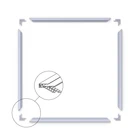 14.8mm Ultra slim clip type lightbox display, energy saving edge-lit LED light box