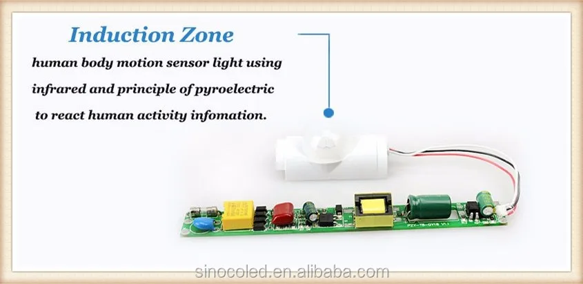 Stick Anywhere Power Consumption Body led Motion Sensor Night Light For Wall and Washing Room