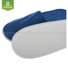 Most comfortable 100% cotton terry towel disposable hotel slippers wholesale china eva slipper