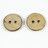 Round Flatback Decorative 2 Holes Sewing button coconut
