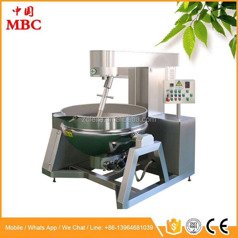 300 liter gas automatic cooking mixer machine to make kurrys and indian dishes