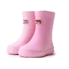 2017 japanese kids rain boots pink children rubber boots cheap wellington boots