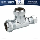 carbon steel pipe fitting hydraulic tube fitting reducer tee compression fitting