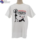 bulk clothing Branded cut and sew bamboo cotton short sleeve dry fit white tee shirt for Men