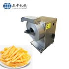 Auto Potato Chips Making Machine / French Fries fruit vegetable cube cutter cutting machines