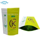 Custom printed matte stand up zip lock mylar plastic tea bags package