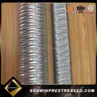 0.25mm metal post tensioning corrugated galvanized steel culvert pipe for pc strand