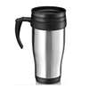 jar tumbler mug/stainless steel mug with handle/double wall coffee cup