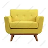 Modern hotel leisure chair yellow Armchairs