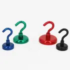 Multicolor custom salvage strong 250 LBS Pulling Force Round Neodymium fishing magnet with 10M rope