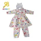 Professional soft and slippery sets Milk silk child clothing cute baby clothes