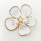 White Rhinestone Crystal Buckle,Rhinestone Flower button embellishment