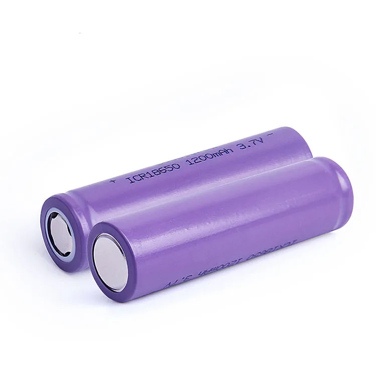 Flat Top Rechargeable Lithium Ion 4 44wh 1200mah 18650 3 7v Flashlight