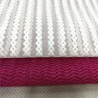 Geometric patterns knitting jacquard polyester sandwich mesh fabric cloth