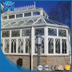 High Quality Fashion aluminum villa sunroom and winter garden