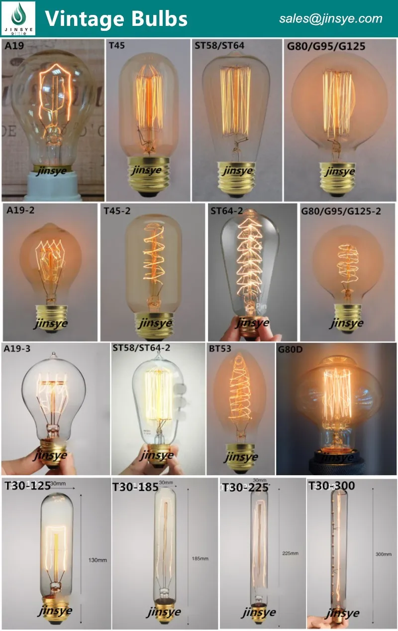 Edison Vintage bulbs 