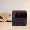 Alarm clock polished portable outdoor stereo music mini speaker