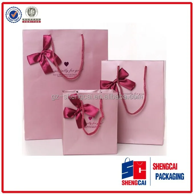 fashion and accept custom order christmas paper gift bag