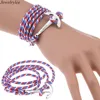 New Arrival Anchor Hook Bracelet Stainless Steel Leather Bracelet On Jewelrylee Brand