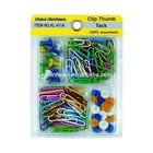 Home hardware assorted set packaging plastic blister with pins and clips