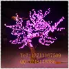 high simulation outdoor&indoor purple led lighted trees/peach/cherry trees for street decorations