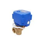 The Most Durable Brass Thread Motor Valve 24V Motorized Electric 3-way Ball Water Valve Price