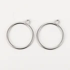 Custom made round ring brass metal zipper pull and slider for garment