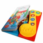New Design Fancy Cardboard Children Sound Music Book Printing Service