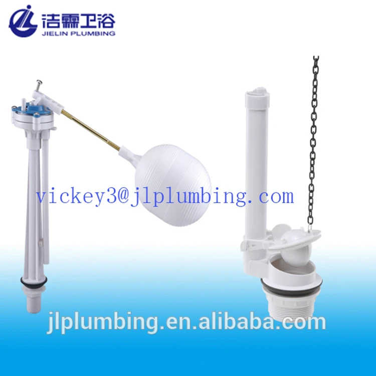 Durable toilet tank fittings ballcock fill valve types toilet flushing mechanisms