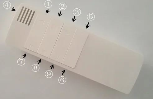 Keco battery curtain motor emitter KR06B-5X for electric curtain system and electric roller blind with battery saving function