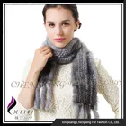 CX-S-12G Excellent Winter Muffler Ladies Long Warm Mink Fur Scarf