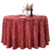 High Quality Red Damask Table cloth fabric For Wedding and Party