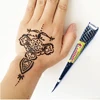 dark black body painting henna ink temporary tattoo cream henna cones 30 g