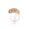 Xuping Promotion dubai Fashion China Wholesale Jewellery 18K gold Plated pearl Jewelry Stud earring