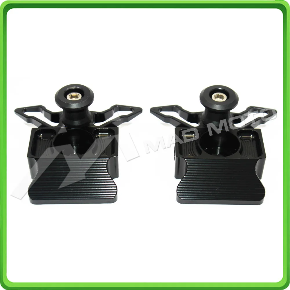 CNC rear chain adjusters with stand hook For Honda Grom MSX125 MSX 125SF 2013 2014 2015 2016 Black (1)